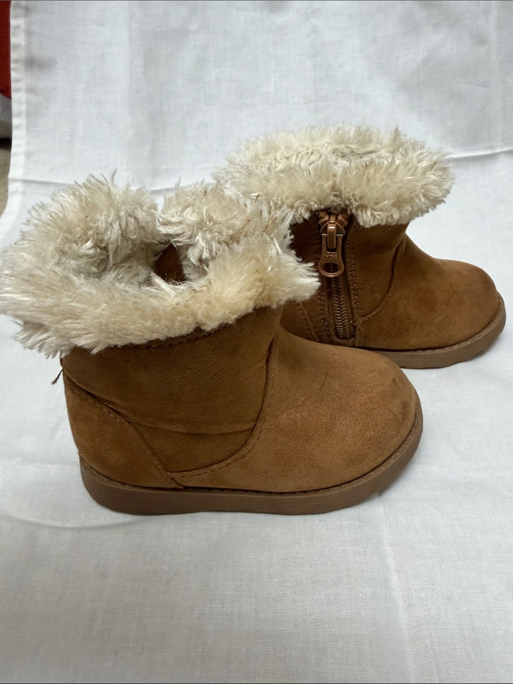Toddler Cozy Faux-Fur Lined Ankle Boots - Brown